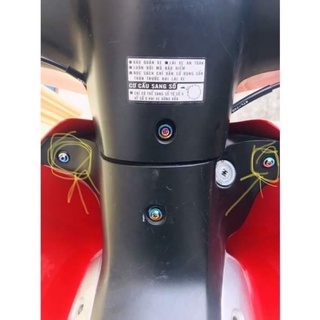 Combo 4 Ốc Titan Gắn Bợ Cổ Wave Các Đời