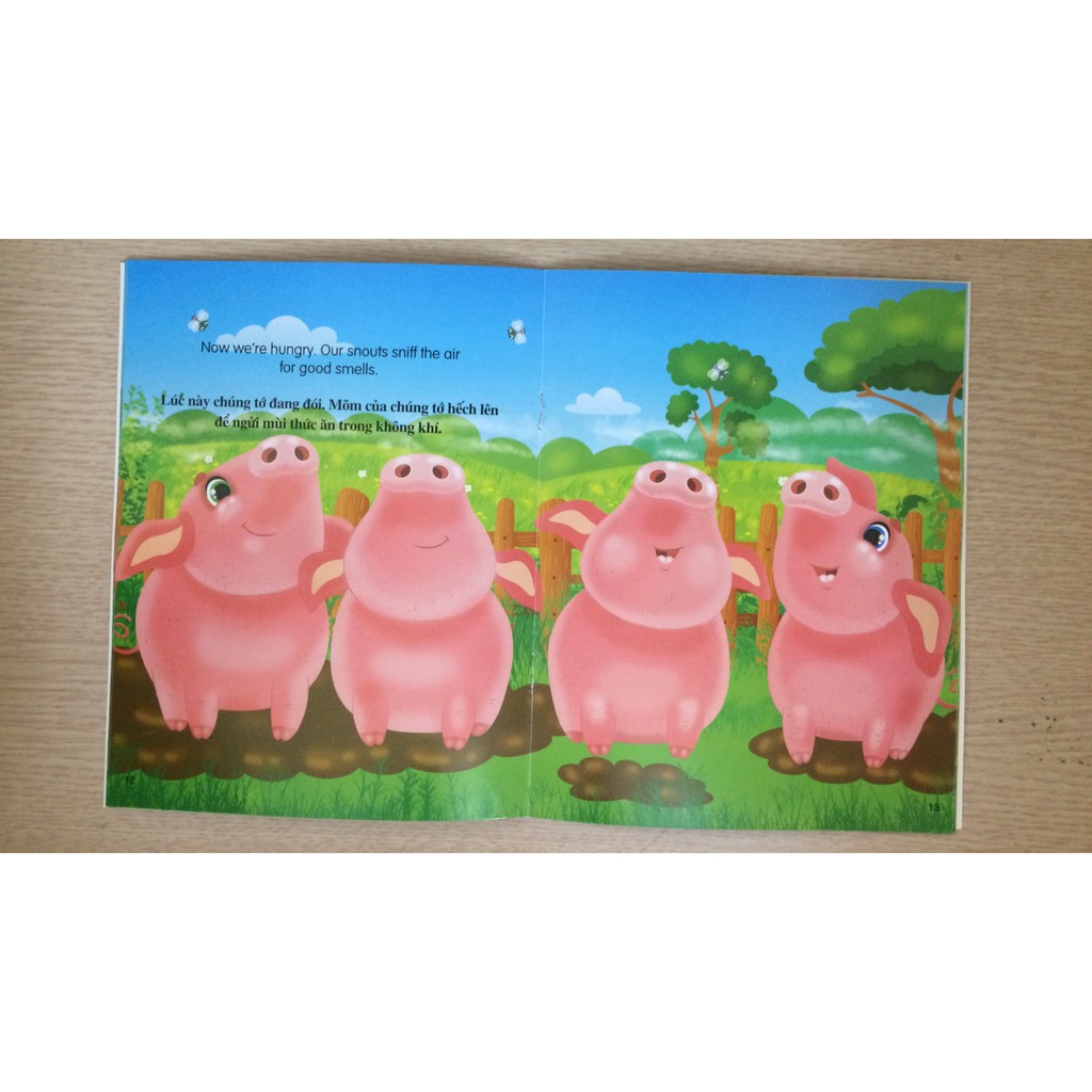 Sách - Những Câu Chuyện Về Thế Giới Động Vật - Tớ Là Một Chú Lợn - I Am A Pig (Song Ngữ Anh - Việt)