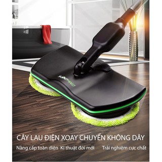 Cây lau nhà điện không dây gia dụng lau sàn, đánh bóng 2 trong 1 - HaruShop168 - SmartStore1688