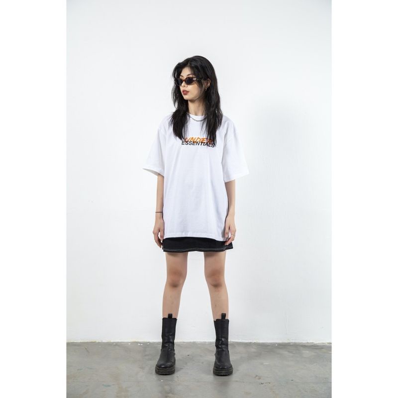 Áo thun ❤Có size tay lỡ unisex Under assentials.