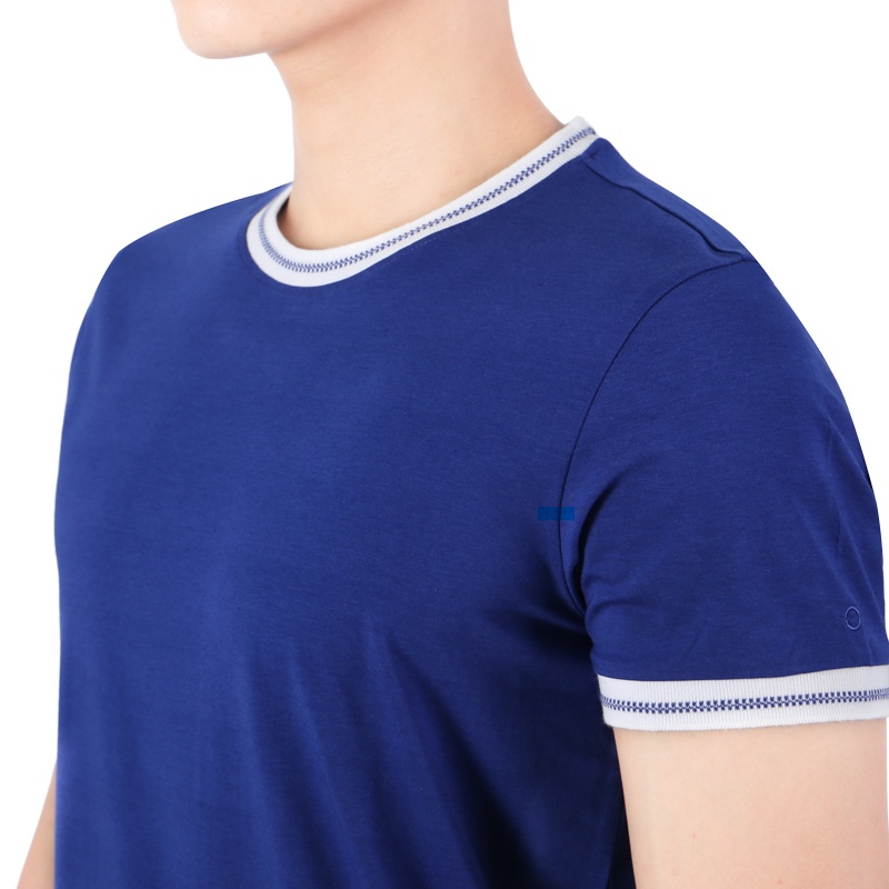 Áo Tshirt ngắn tay Nam Owen Cotton Slim Fit màu Xanh - TSN22016