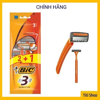 [CHÍNH HÃNG] Combo 06 dao cạo râu BIC 3 lưỡi