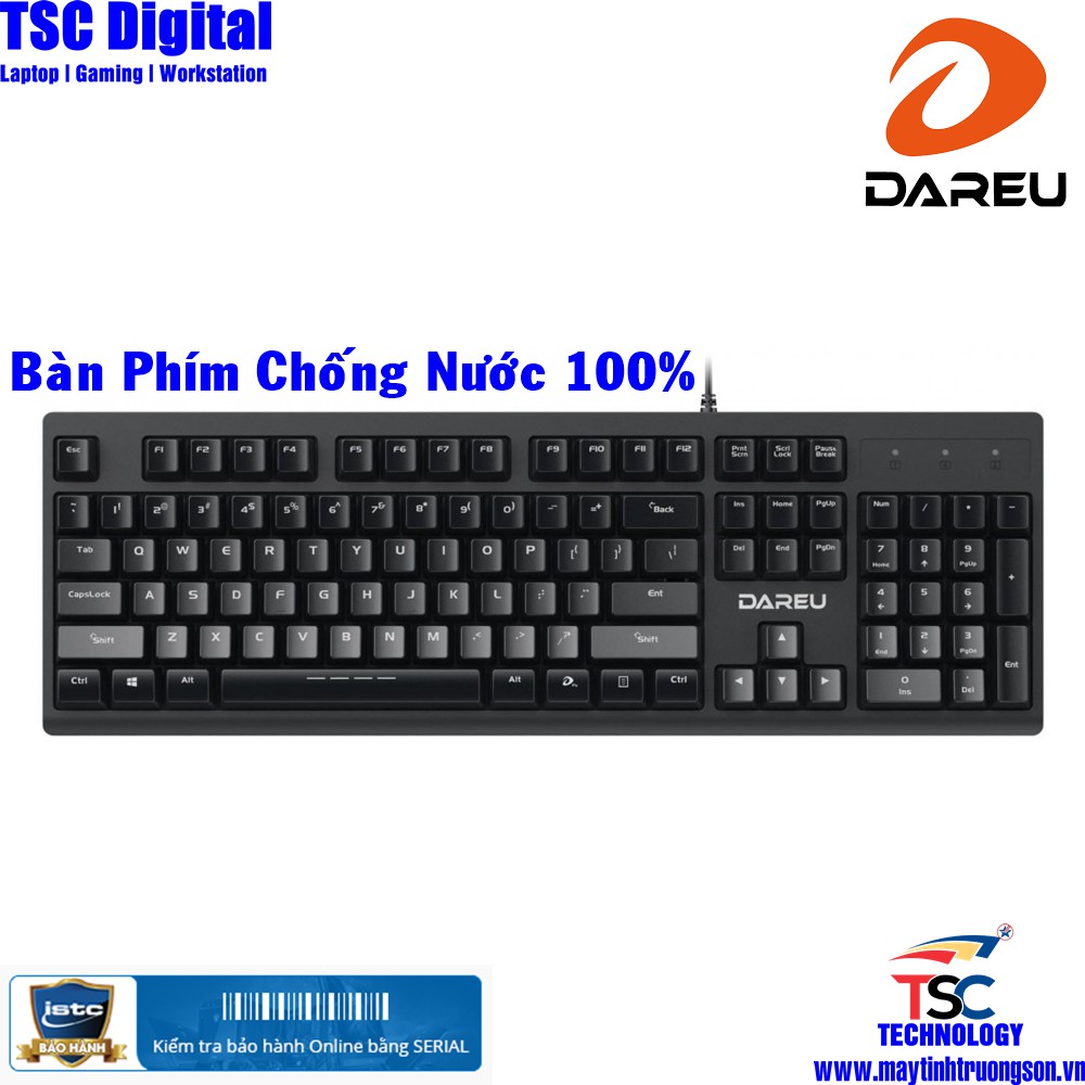 Bộ Phím Chuột Dareu LK135 + LM130 Gaming (Bàn Phím Chống Nước 100%)