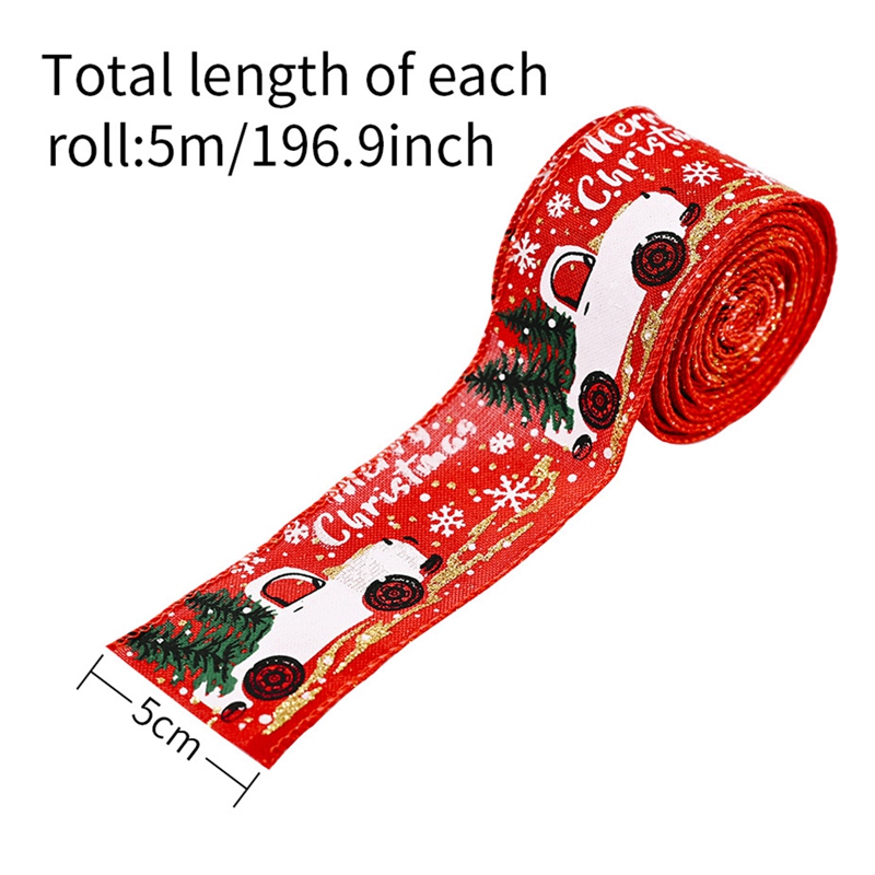 Dây ruy băng trang trí tiệc Giáng sinh bắt mắt đa năng