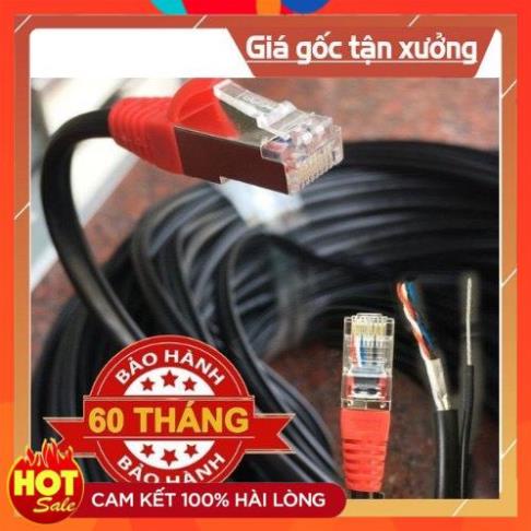 Dây Mạng Ngoài Trời Đã Bấm Sẵn 2 Đầu 30M 35M 40M 45M TEASUNG Có Cáp Chịu Lực Chât Lượng