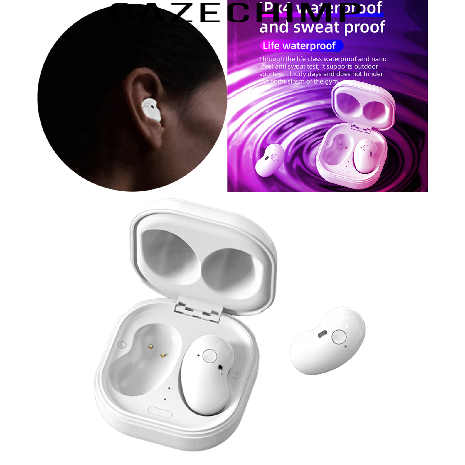 [GAZECHIMP]S6 TWS Bluetooth Earphones Wireless Headphone Binaural Call