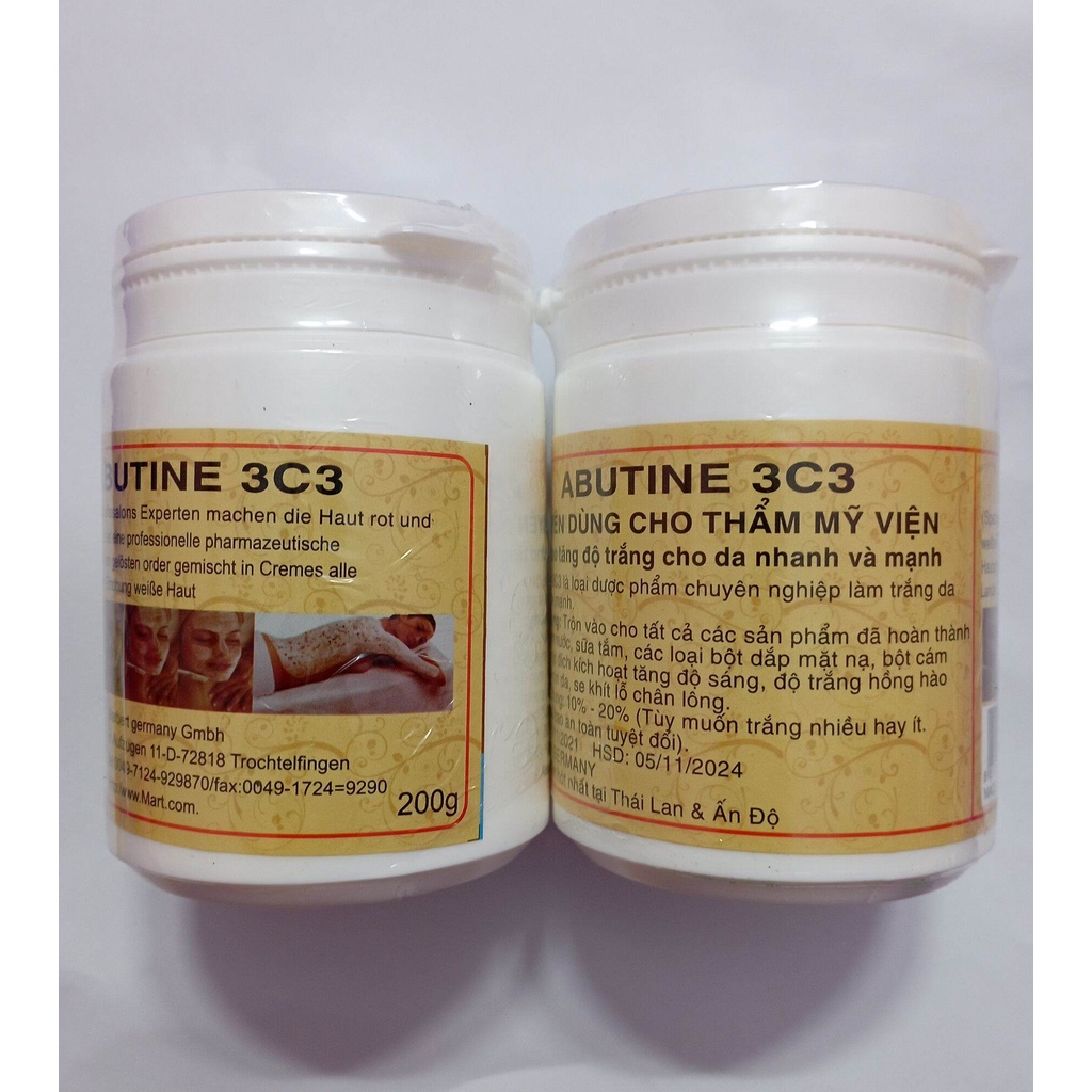 Kem kích trắng abutine 3c3 250g