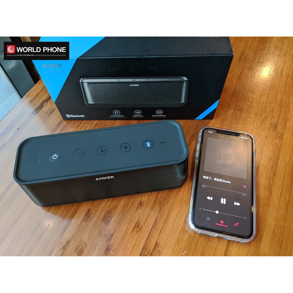 Loa Anker SoundCore Pro, Loa Bluetooth, có sạc dự phòng (Có pin 8.000mAh)