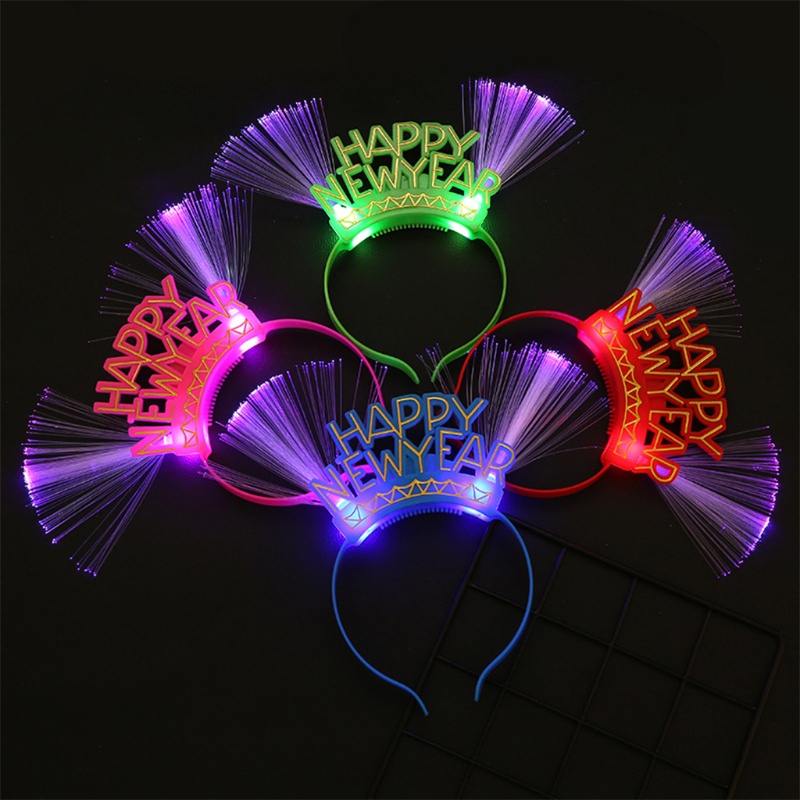 Băng Đô Sợi Quang Trang Trí Năm Mới 2022