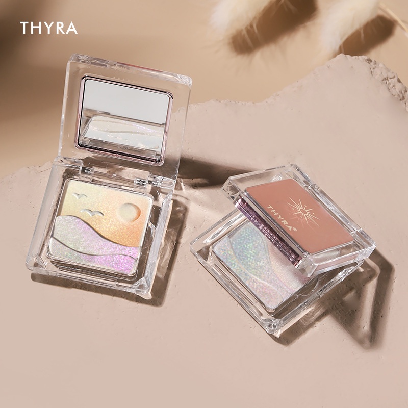 Thyra / thyra Starlight Phấn Bắt Sáng Hai Màu Ánh Ngọc Trai Kim Cương Lấp Lánh Thay Đổi Khuôn