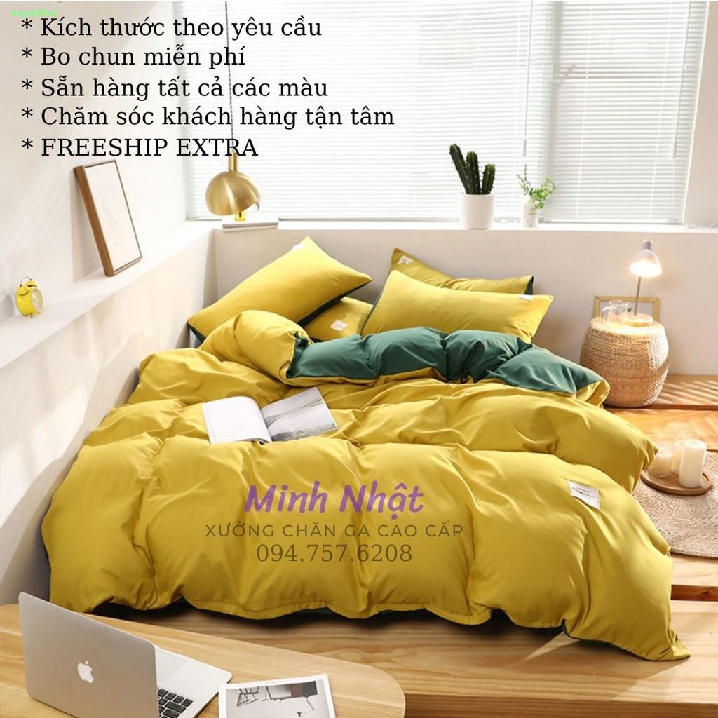 ﹉✒xnycdt8hr2Bộ chăn ga gối cotton tici Minh Nhật – chăn mền, drap giường, vỏ gối - ga giường đủ size