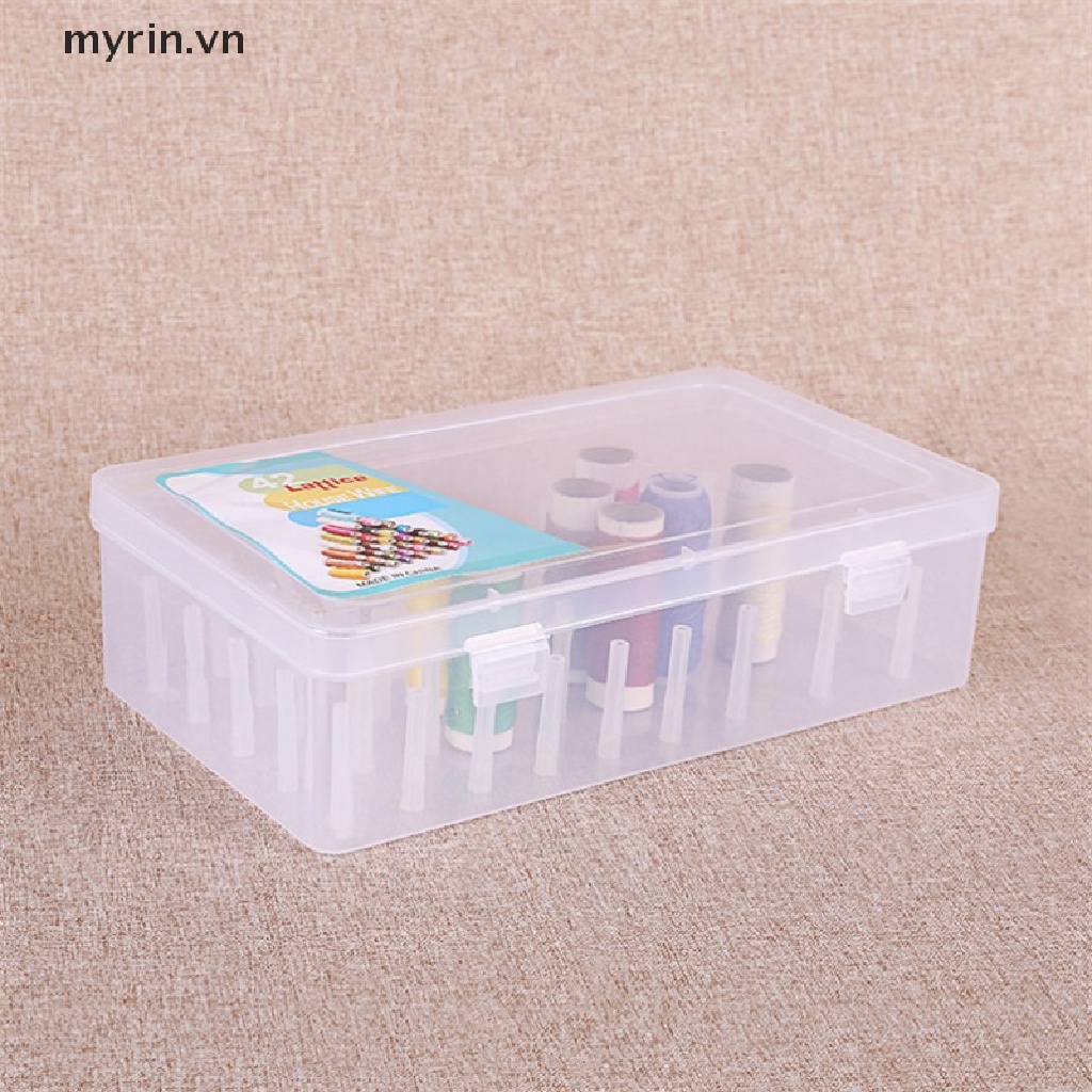 Hộp Đựng 42 Cuộn Chỉ May Vá Tiện Lợi
