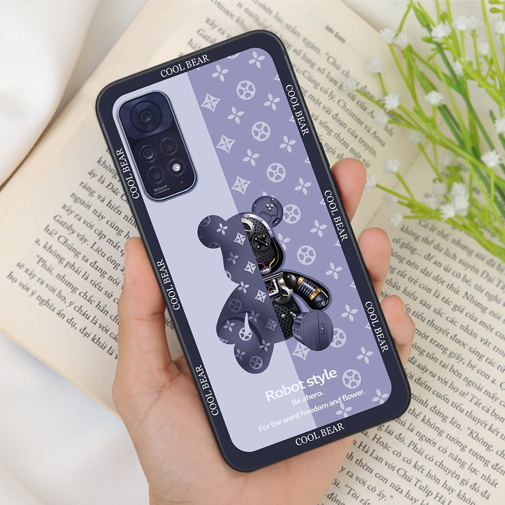 Ốp lưng XIAOMI Redmi Note 11s bản 4G in hình Be@rbrick nhãn hiệu, diorr thời trang, sang trọng, cao cấp