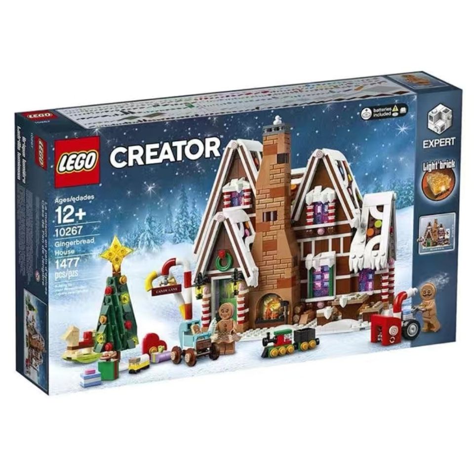 【Đảm bảo hàng chính hãng】 Bậc thầy sáng tạo và đồ chơi Lego (LEGO) khối xây dựng 10267 Ngôi nhà bánh gừng