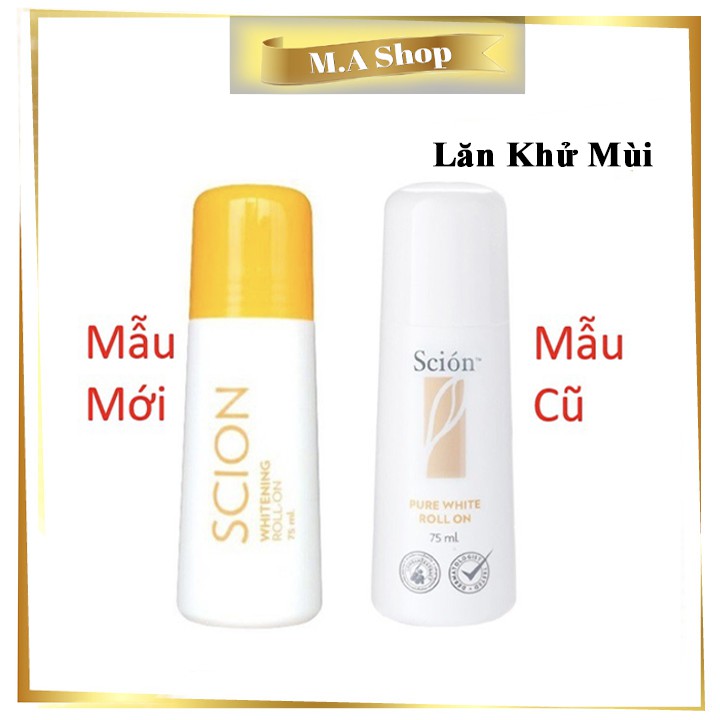 Lăn khử mùi cơ thể Scion Pure White Roll On 75ml