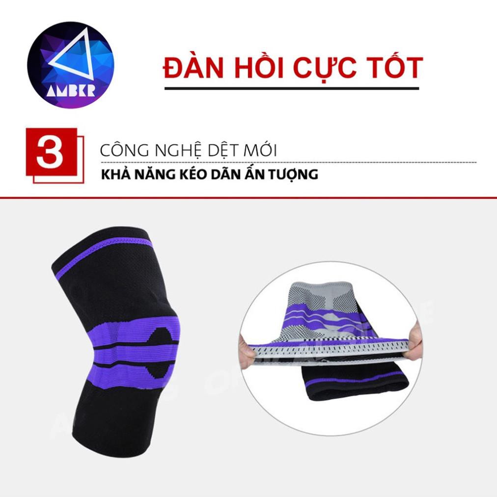 ⚡ HÈ HOT [𝐒𝐀𝐋𝐄 27-3] Đai Bảo Vệ Khớp Gối Amber Đệm Silicon Cao Cấp (1 Đôi) [ XIÊU RẺ] new : new . 2020 . [ NEW 2020] .