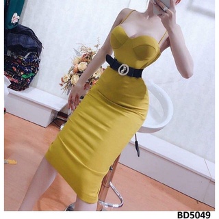 đầm body 2 dây cúp ngực