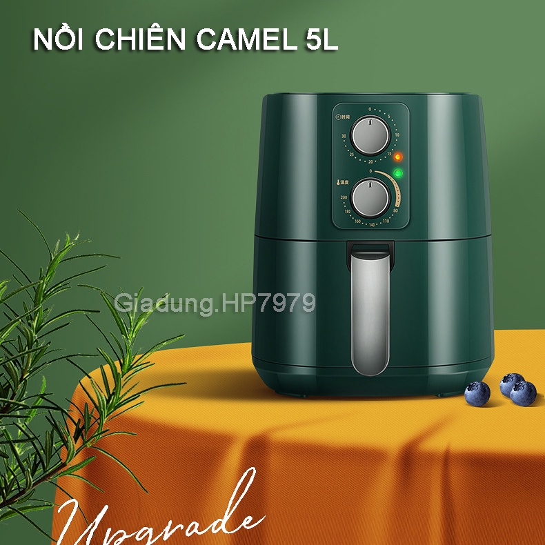 Nồi Chiên Không Dầu Thương Hiệu Camel, Bếp Chiên Đa Năng Hp7979 Thương Hiệu Uy Tín, Nồi Xịn Xò Nhiệt Chuẩn Món Ngon