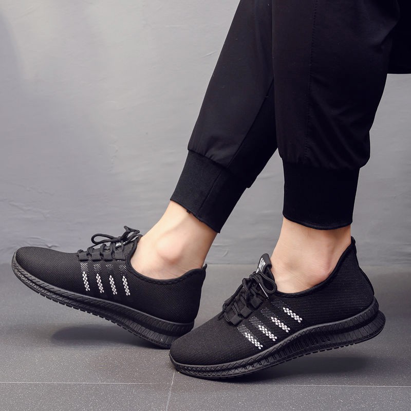 Giày Thể Thao Thời Trang Đế Đen Cá Tính 3Fashion Đế Cao Su Nhẹ Êm - 3149 Sọc | BigBuy360 - bigbuy360.vn