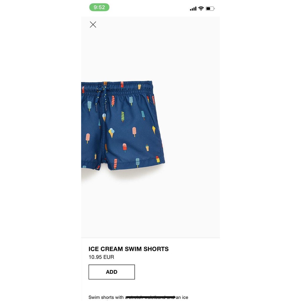 Quần bơi zara hịn hò