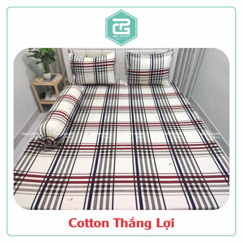 Ga lẻ 1m6 x 2m 100% Cotton Thắng Lợi ( không áo gối) được chọn mẫu