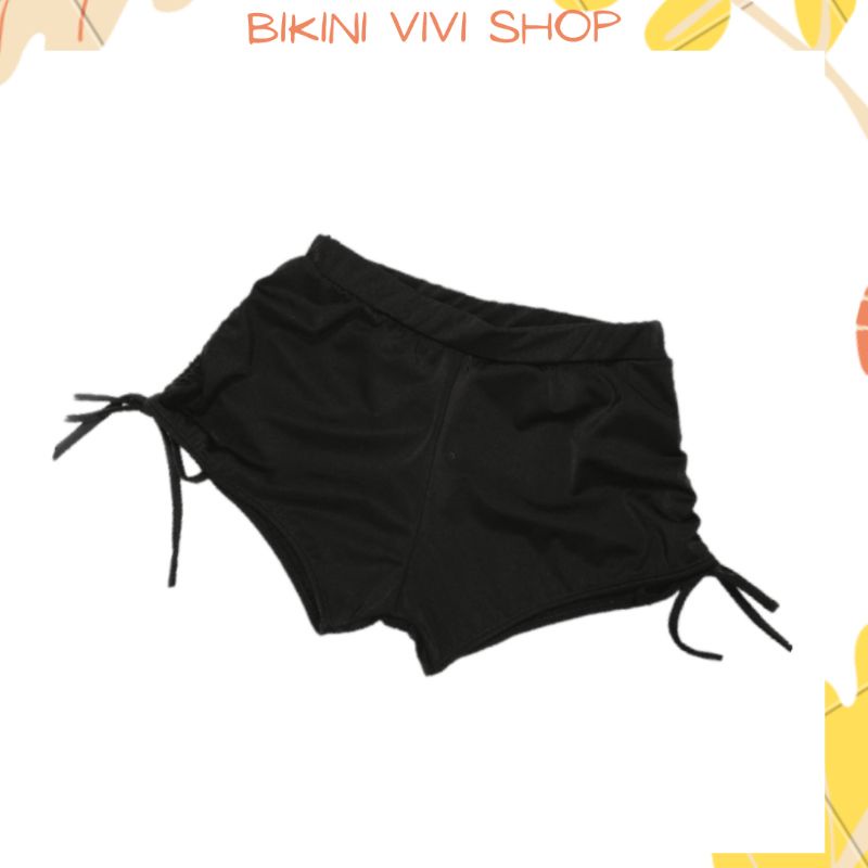 Quần Bơi Nữ, Bikini Lẻ Dạng Đùi Rút Dây (Ko Kèm Áo)