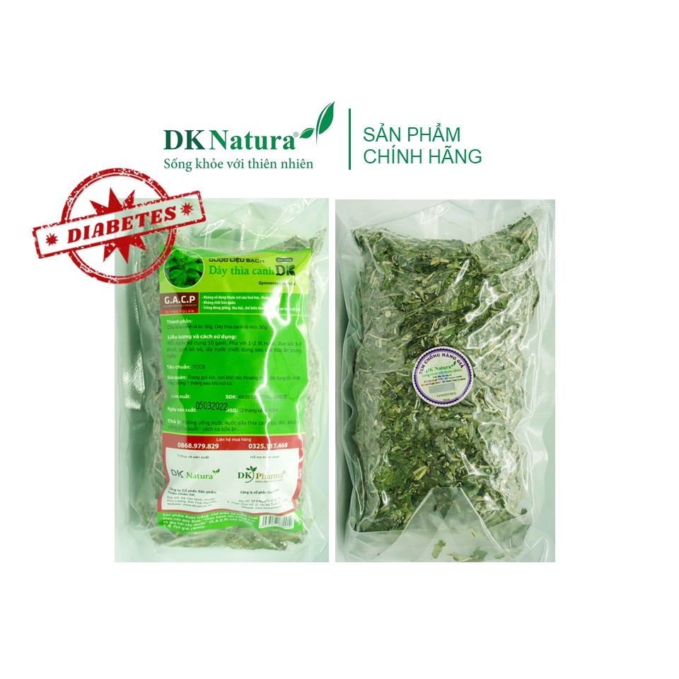 Dây thìa canh khô đạt chuẩn Organic, thực phẩm cho người tiểu đường 3 gói, 1 tháng sử dụng