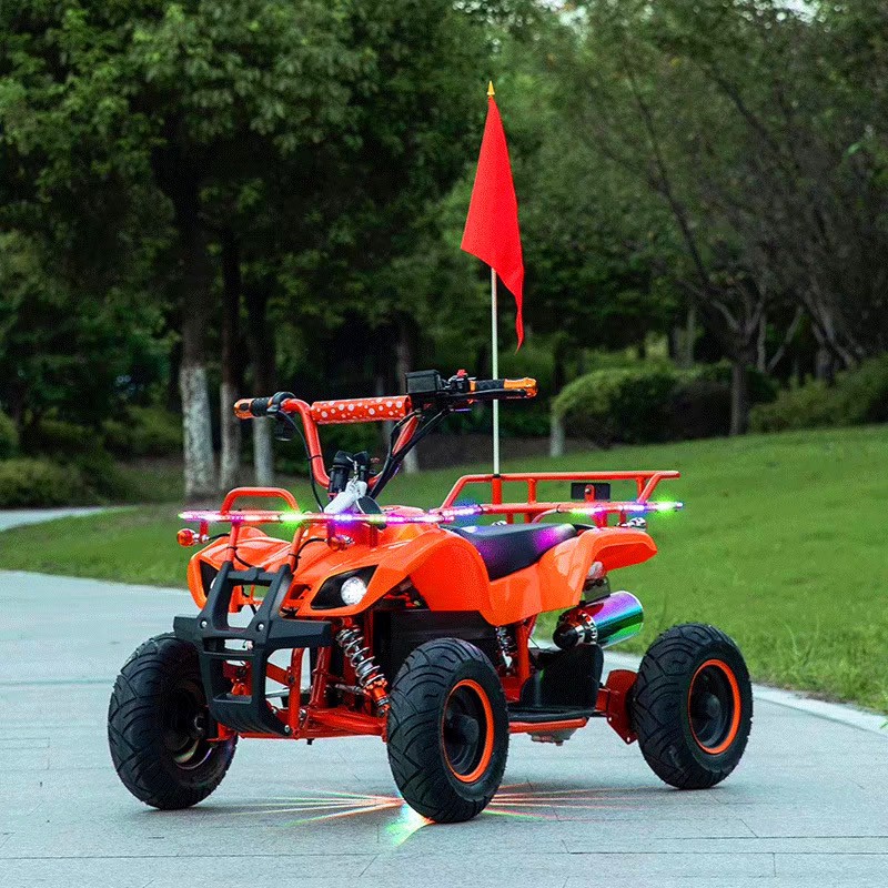 Xe ATV 36 V - 500W, xe địa hình bốn bánh, đi biển, led 7 màu