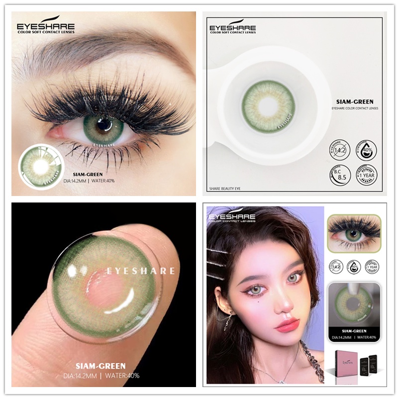 EYESHARE [Hàng mới về] Cặp kính áp tròng màu sắc độc đáo thời trang