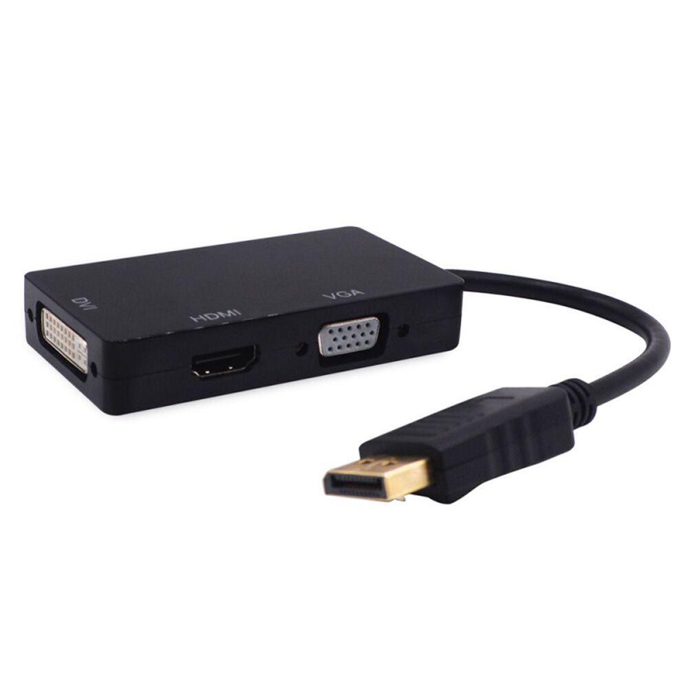 Cáp ChuyểN ĐổI DP Sang HDMI / DVI / VGA 1080P Cho MáY TíNh