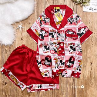 Đồ mặc nhà - Satin lụa - quần ngắn