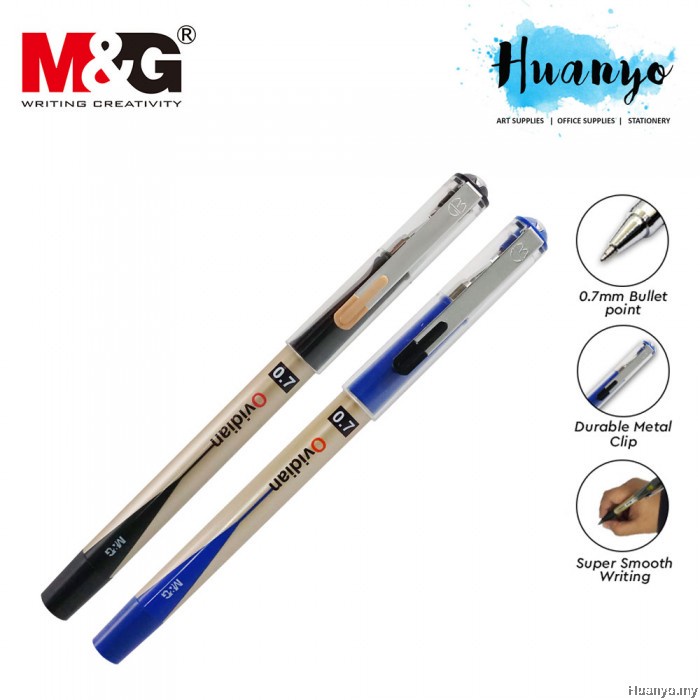 Bút gel ký màu xanh , đen  MG - AGP11571 ngòi 0,7mm - Bút gel cao cấp - MIYABI STORE