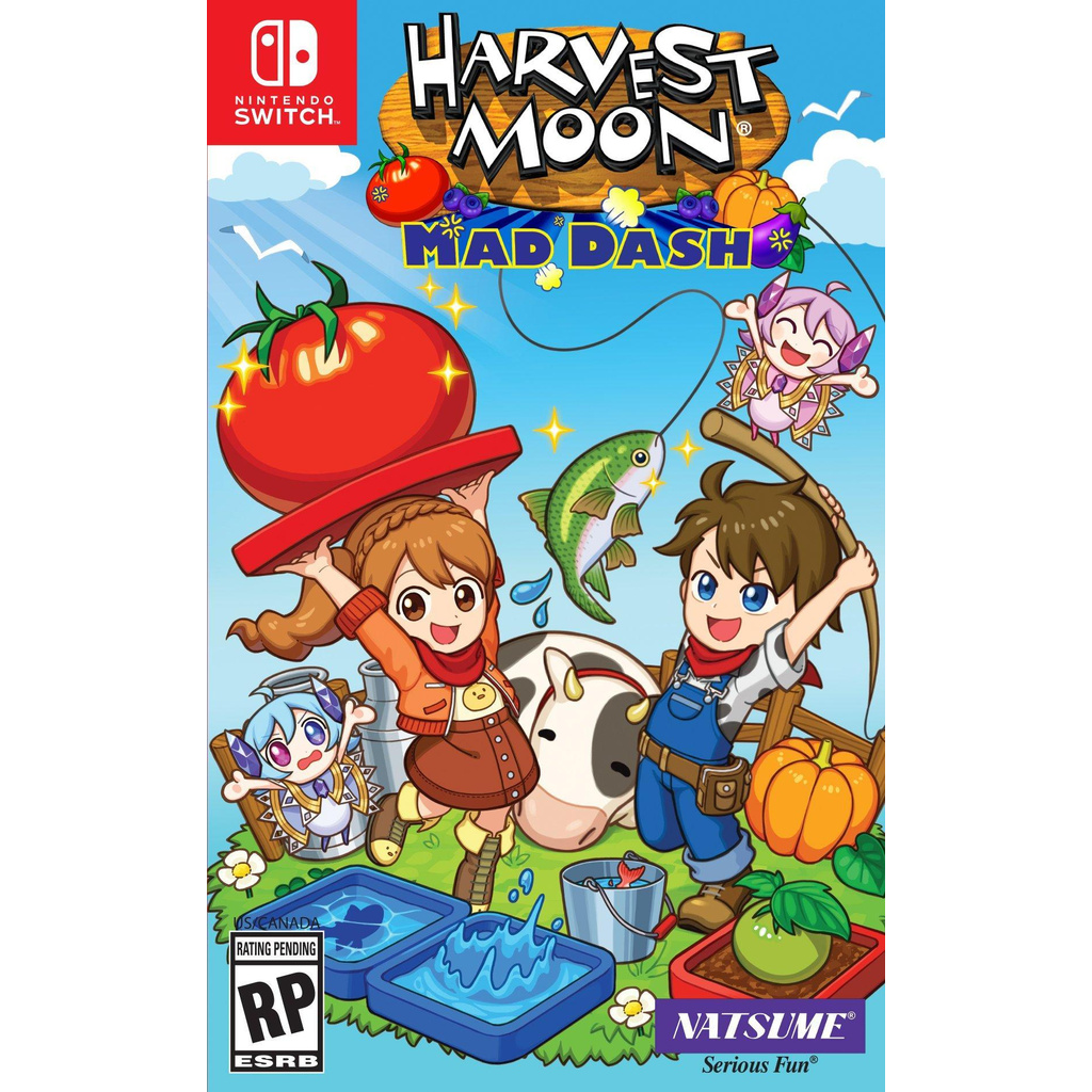 Đĩa game Nintendo Switch : Harvest Moon Mad Dash