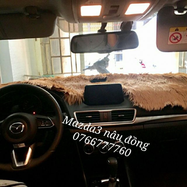 Thảm taplo lông thú - Dòng mazda 3
