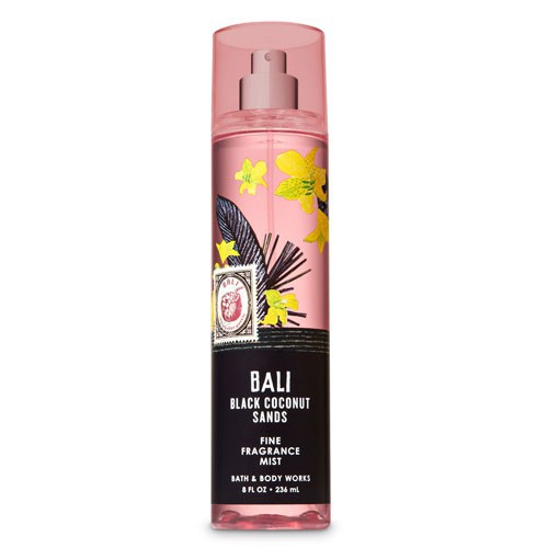 Xịt thơm toàn thân Bath & Body Works - Bali Black Coconut Sands 236ml (Mỹ)