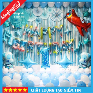 Bóng Trang Trí Sinh Nhật Happy Bridthday, Set Sinh Nhật Bé Trai Tuổi Cún, Biệt Đội Chó Cứu Hộ 💕💕💕