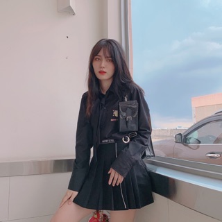 SET HỌC SINH MÀU ĐEN NATTHY STYLE