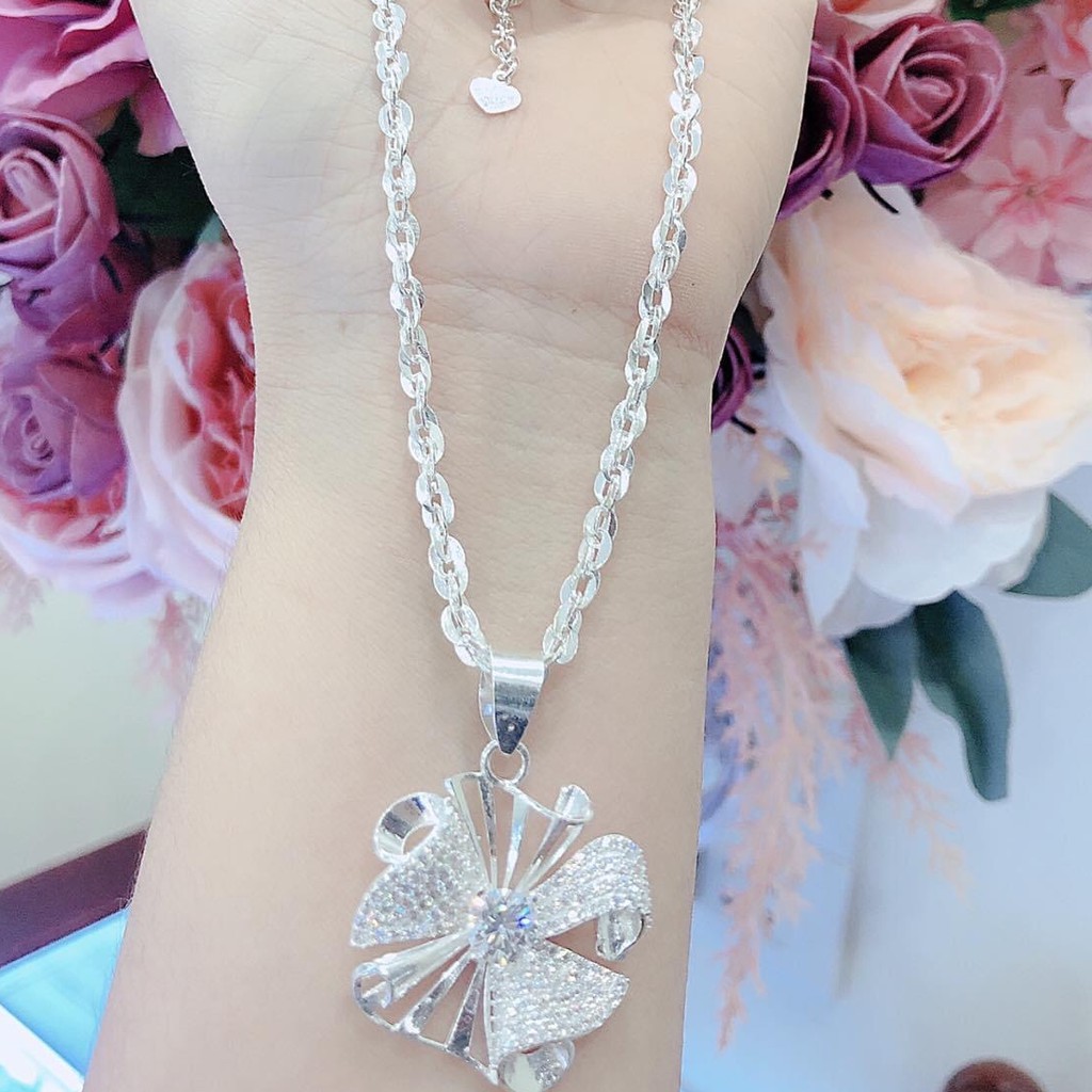 Dây chuyền nữ loại to bạc ta