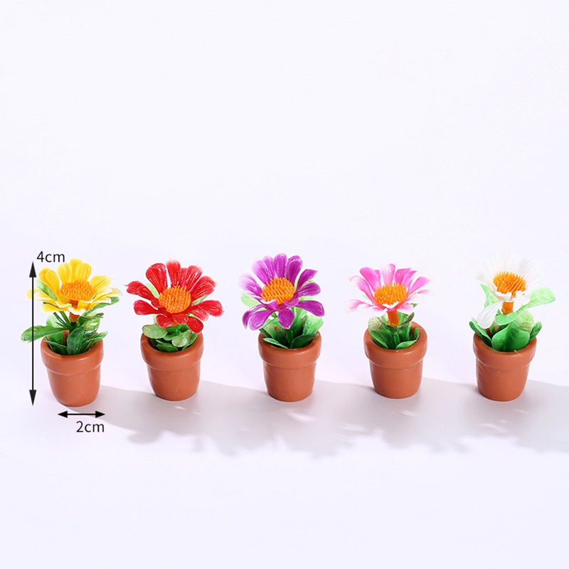 1 Mô Hình Cây Bonsai Bằng Nhựa Resin Mini Trang Trí Tiểu Cảnh/Nhà Búp Bê