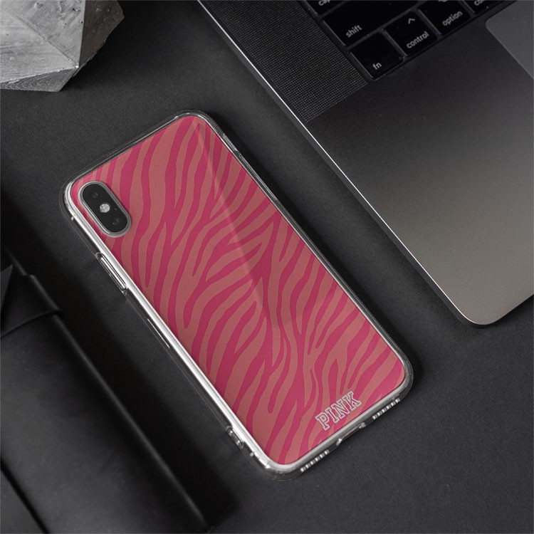 Ốp Silicon Pink Ngựa Vằn Hồng Sành Điệu cho iphone 6/7/8/Plus/X/Xs/XsMax/Xr/11/Pro/12Mini/12 PROMAX VICPOD00039