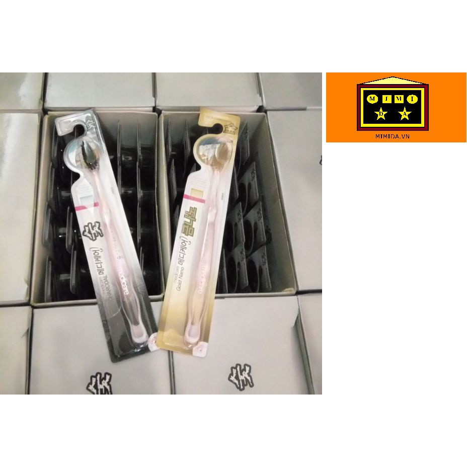 [Hàn quốc] Bàn chải đánh răng Medicare Nano charcoal than hoạt tính - Phân phối bởi công ty Hando