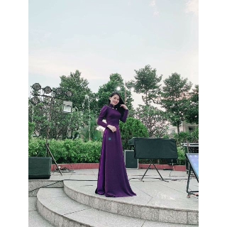 Áo dài lụa Tây Thi tay phồng