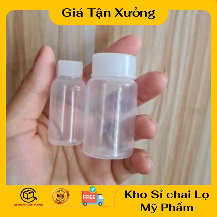 Lọ Nhựa ❤ TRÙM SỈ ❤ [100c] Hũ nhựa mềm 10ml,30ml chiết mỹ phẩm , phụ kiện du lịch