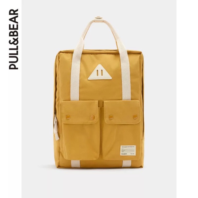 Balo Pull&bear màu vàng hình con heo (order)