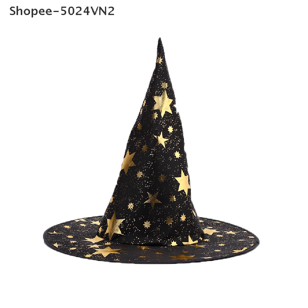 [Mới &amp; Halloween] Set 2 Món Áo Choàng Và Nón Phù Thủy Hóa Trang Halloween Cho Bé