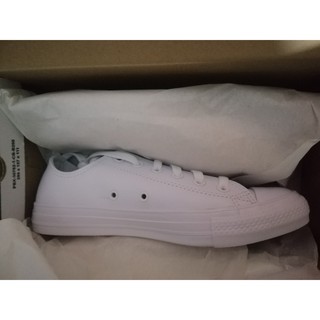 Giày Converse White da Chính hãng mới 100% full box