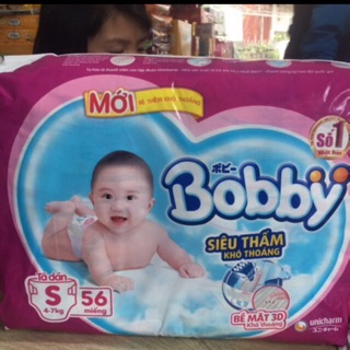 Bỉm dán bobby S56/M48/l42 miếng