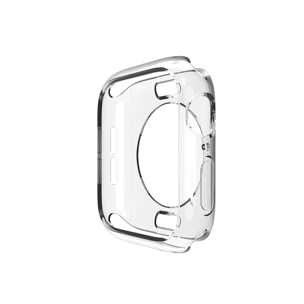 Vỏ Silicon Mềm Bảo Vệ Chống Trầy Xước Cho Đồng Hồ Apple Watch 5 / 4 / 3 / 2 / 1 40mm 44mm 42mm 38mm