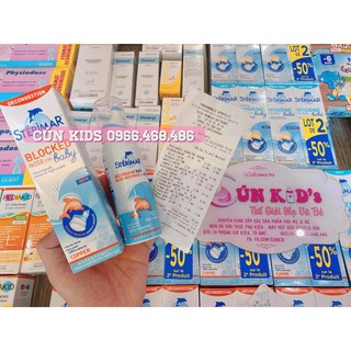 (air bill chính hãng) Xịt muối biển Sterima-Xịt mũi cá heo nội địa Pháp 100ml- mẫu mới