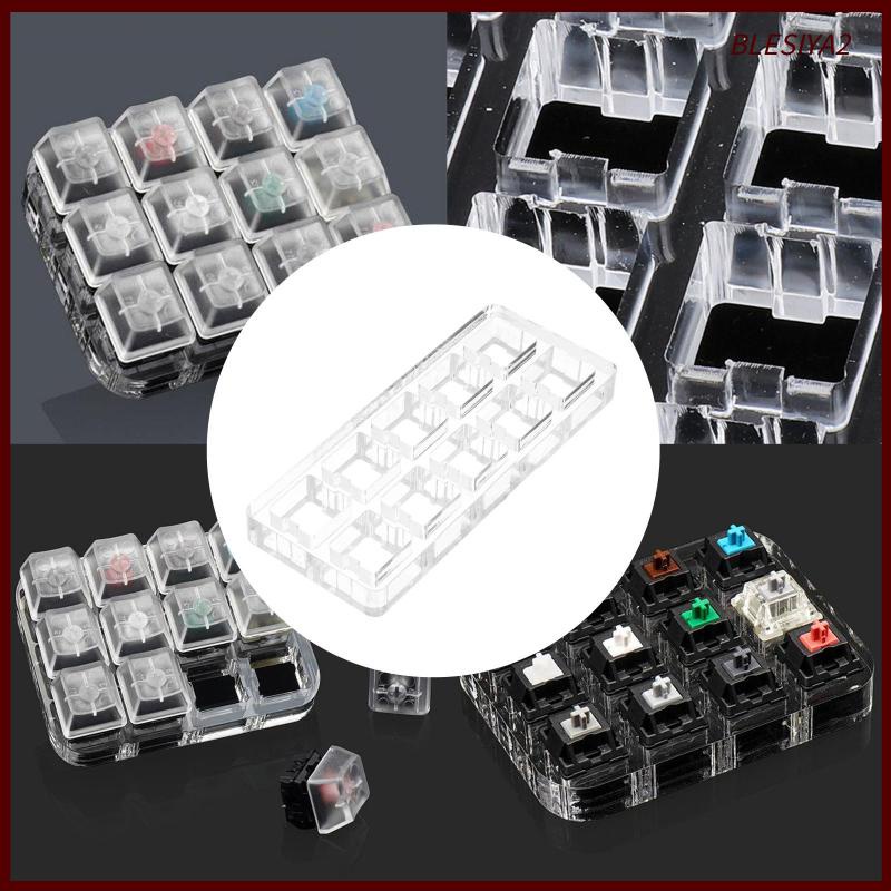 Tấm acrylic kiểm tra công tắc dành cho bảng công tắc Cherry Mx nhiều kiểu tùy chọn